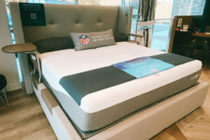 Sleep Number Bed in a showroom